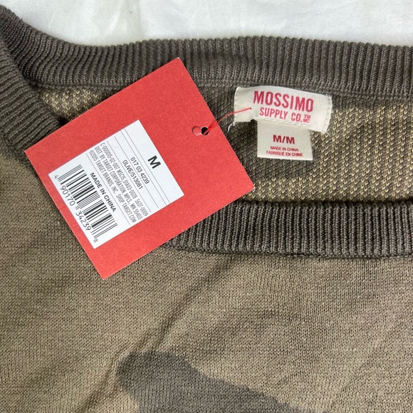 NWT Mossimo supply, Co. women’s M Camo Crew Neck Cotton Pullover A041124 - Picture 4 of 5